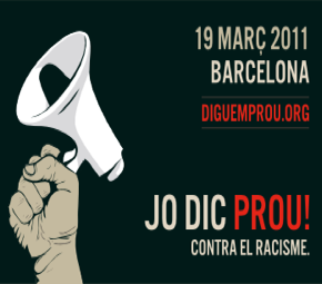 Digamos basta! Jornada en Barcelona en defensa de la democracia, contra el racismo y la xenofobia