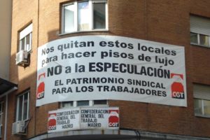 CGT contra la decisión del Ministerio de Trabajo que le obliga a cambiar de sede en la Comunidad de Madrid