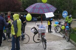 [Fotos] Bicicletada del 3 de abril por la Escuela Pública