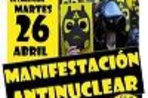 Valladolid: Manifestación antinuclear – 25 aniversario del accidente de Chernóbil