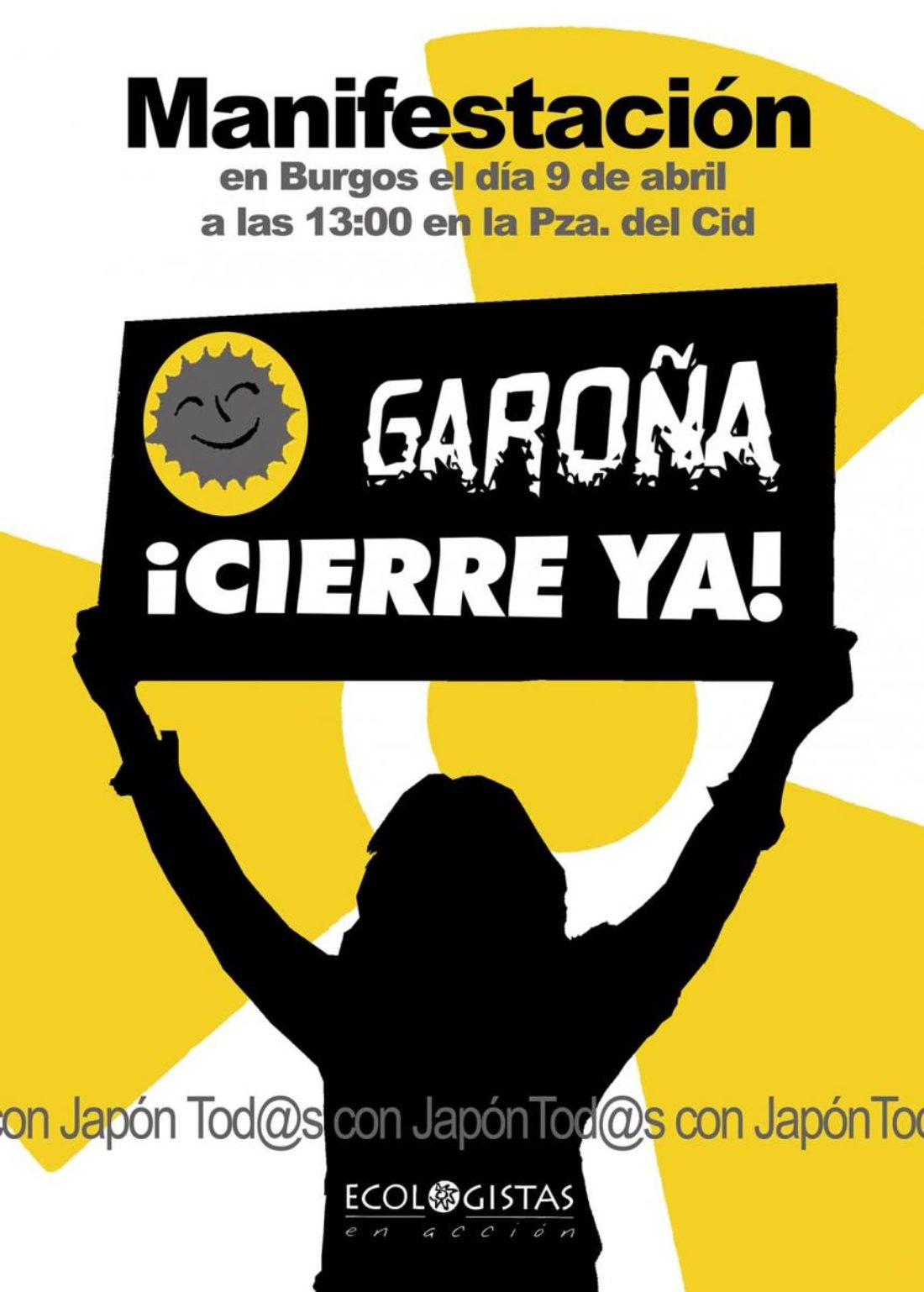 Manifestación en Burgos: Garoña ¡Cierre YA!