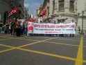 Mil personas en la manifestación del 1º de mayo en Valencia