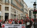 Foto-reportaje de la Mani de CGT el 1º de mayo en Málaga