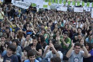 10.000 personas en Valladolid se solidarizan con lxs acampadxs de Barcelona