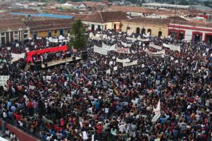 Movilización zapatista en apoyo a la Marcha nacional por la paz y la justicia (Vídeo 7 mayo)