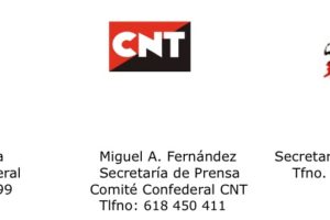 Comunicado CGT-CNT-SO: Hacia la Huelga General