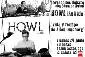 Burgos: Proyección-debate “HOWL (Aullido). Vida y Tiempo de Allen Ginsberg”
