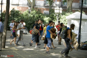 Fotos y Vídeo: Desalojo de acampadxs en Paseo del Prado y Congreso