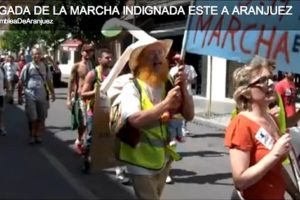 Vídeo: Llegada de la Marcha Este a Aranjuez