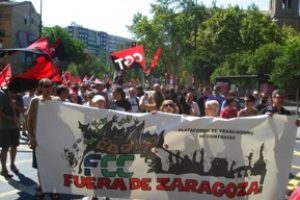 Caja de Resistencia para lxs trabajadorxs en huelga en FCC Parques y Jardines de Zaragoza