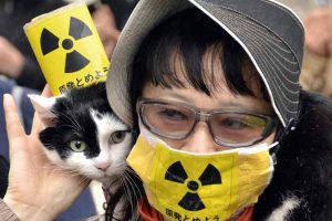 Manifestantes japoneses conmemoran sexto mes de aniversario de desastre nuclear