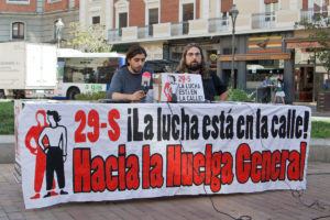 Valladolid: Rueda de prensa 29S