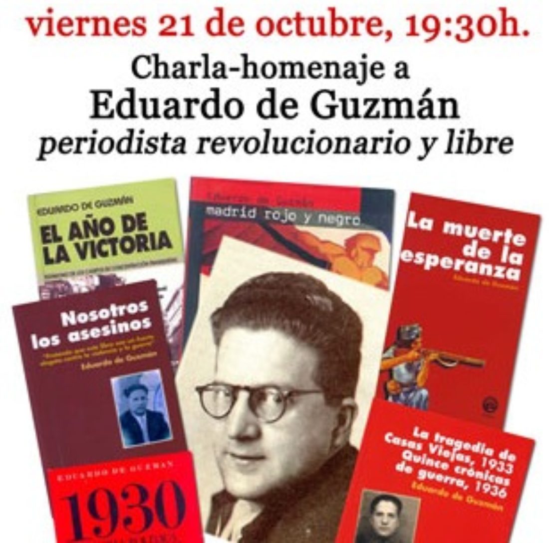 Madrid: Charla-homenaje a Eduardo de Guzmán