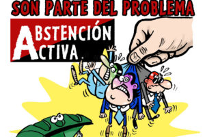 Panfleto «Abstención Activa» de CGT Baix Llobregat