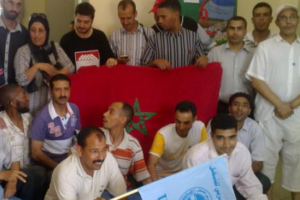 Barcelona: Concentración en solidaridad con los compañeros de Roca-Maroc