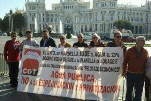 Marbella: Manifestación contra los abusos de Ayuntamiento y Aquagest