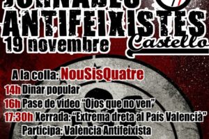 Castellón: Jornadas antifascistas
