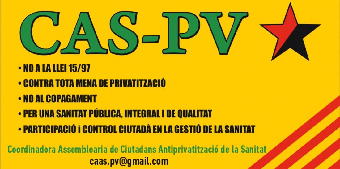 27-N Valencia: Charla informativa CAS-PV en el Ateneo Libertario Al Margen