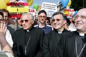 La desvergonzada campaña electoral de la iglesia española