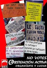 CGT Girona: El 20-N abstención activa y boicot a las elecciones