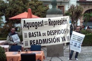 40 días de huelga en Aquagest Marbella