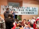 Encierro de los representantes de los trabajadores de la Universidad de Alcalá