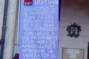 Burgos: CGT en el Pleno Municipal frente a los despidos en el Ayuntamiento