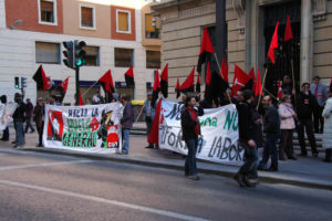 CGT Murcia salió a la calle el 19 F para mostrar su rechazo a la Reforma Laboral