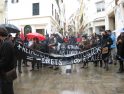 Manifestación de CGT en Maó (Menorca) contra la reforma laboral