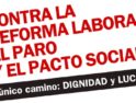 CGT Málaga integrará el bloque crítico en la Manifestación del 29F