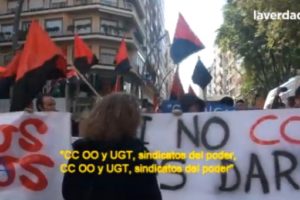 Murcia: Empujones a cuenta de la huelga general