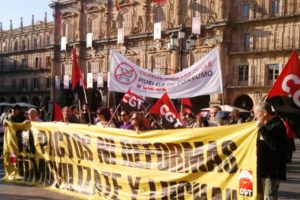 Manifestación 29M en Salamanca