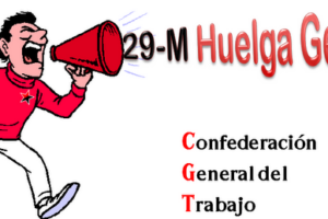 Concentraciones de CGT Alacant por la huelga general