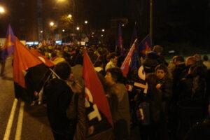 Manifestación en Vallecas por la Huelga General