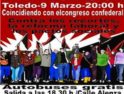 Toledo 9 M: Manifestación de CGT contra los recortes, las reformas y los pactos sociales