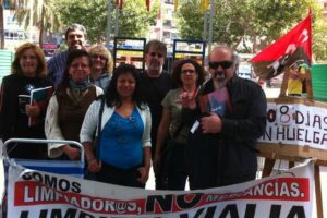 109 días de huelga, 109 días de lucha y solidaridad de la limpieza de Vialia