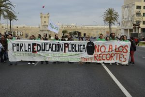 La Huelga general en Cádiz