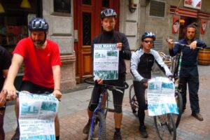 5º Marcha ciclista contra la Industria y el Gasto Militar en Bilbao