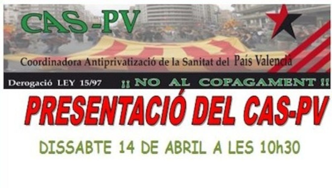 València: Presentació de CAS-PV