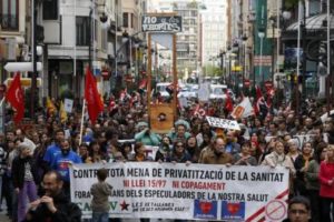 Crónica de la Manifestación por la Sanidad pública en Valencia