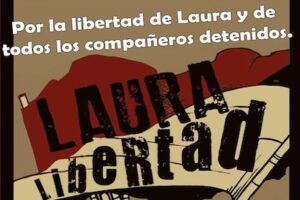 Valencia: Concentración por la Libertad de Laura y de los encarcelados por el 29M