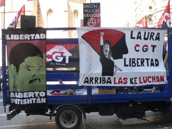 1º de mayo 2012: La CGT por el fin de la prisión política y la guerra al EZLN