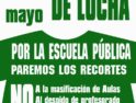 Castilla y León: Acciones por la Escuela Pública el 10 de mayo