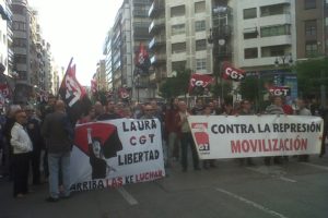 300 personas exigen en Valencia la libertad de Laura Gómez