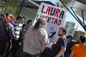 Valladolid 9m: Concentración por la libertad de Laura Gómez