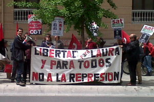 Concentración en Granada: Libertad para Laura