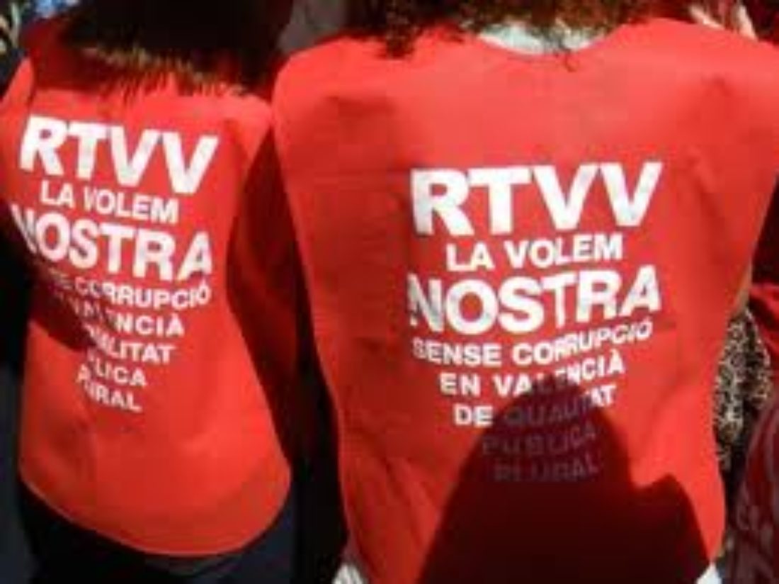 Valencia: Trabajadores de RTVV se concentrarán para protestar contra el ERE