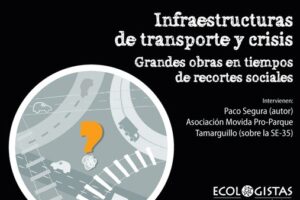 Presentación del libro «Infraestructuras de transporte y crisis. Grandes obras en tiempos de recortes sociales».