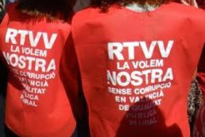 Alto seguimiento de la huelga contra el ERE en RTVV