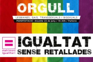 Orgullo LGTB 2012 en Valencia: Matrimonio Igualitario, Igualdad sin recortes